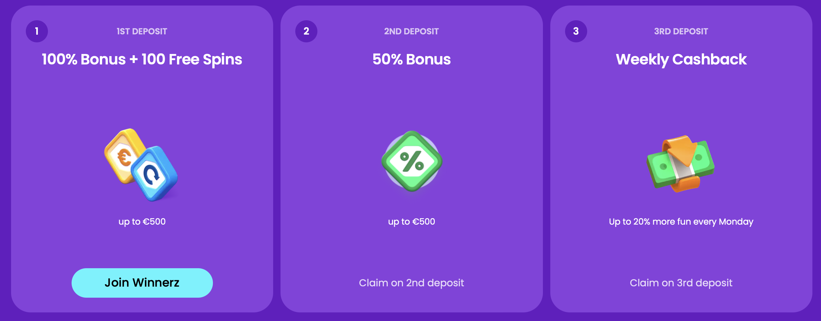 Officiell webbplats för Winnerz Casino